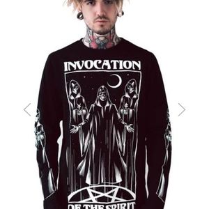 NWT! Killstar Invocation Long Sleeve Unisex Black